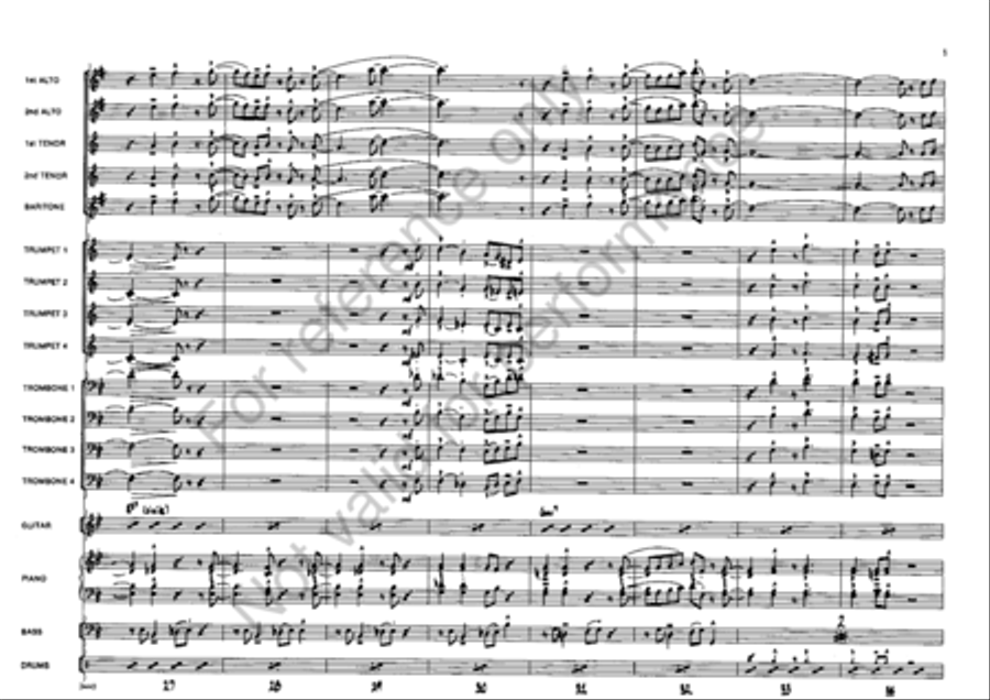 Turkey Shoot Jazz Ensemble scores gallery preview page 5