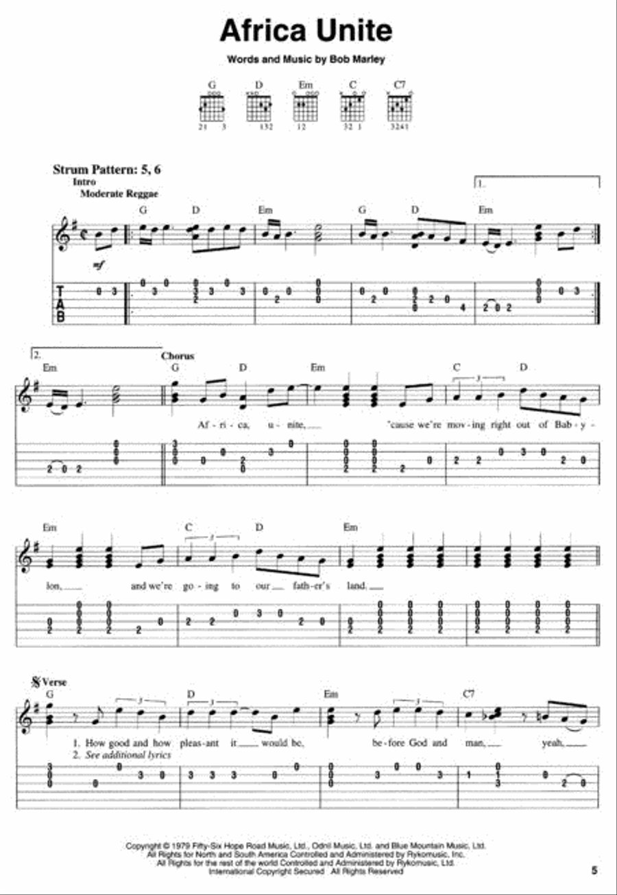 The Essential Bob Marley Electric Guitar scores gallery preview page 2