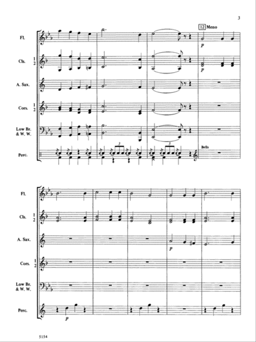 Royal Overture: Score Concert Band scores gallery preview page 3
