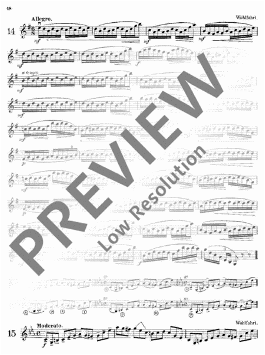 The Masters of the Violin Violin Solo scores gallery preview page 19