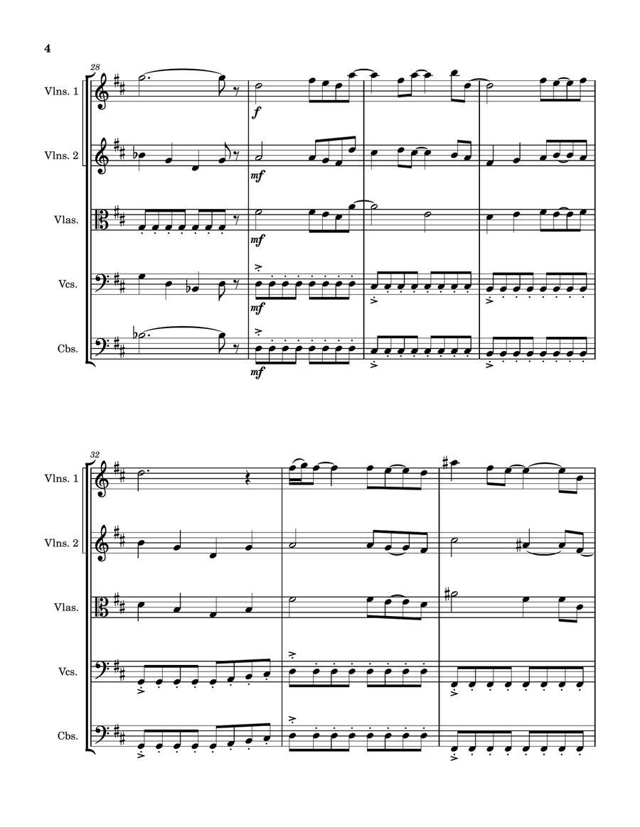 Across Time String Orchestra scores gallery preview page 5