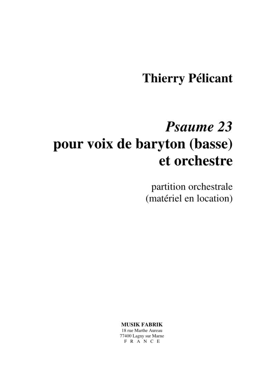 Psaume 23 Psaume 23 String Orchestra scores gallery preview page 1