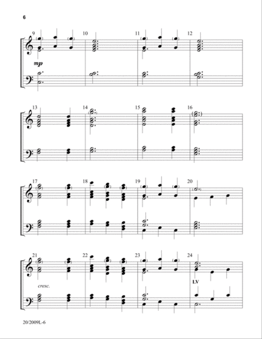 Three Pieces for Christmas 3-Octaves scores gallery preview page 5