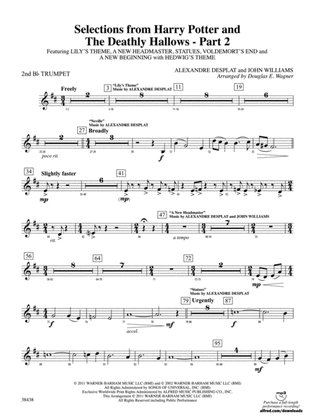 Harry Potter and the Deathly Hallows, Part 2, Selections from: 2nd B-flat Trumpet