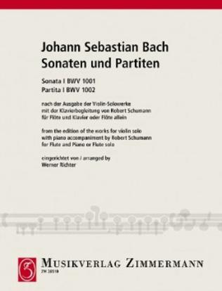 Book cover for Sonatas and Partitas