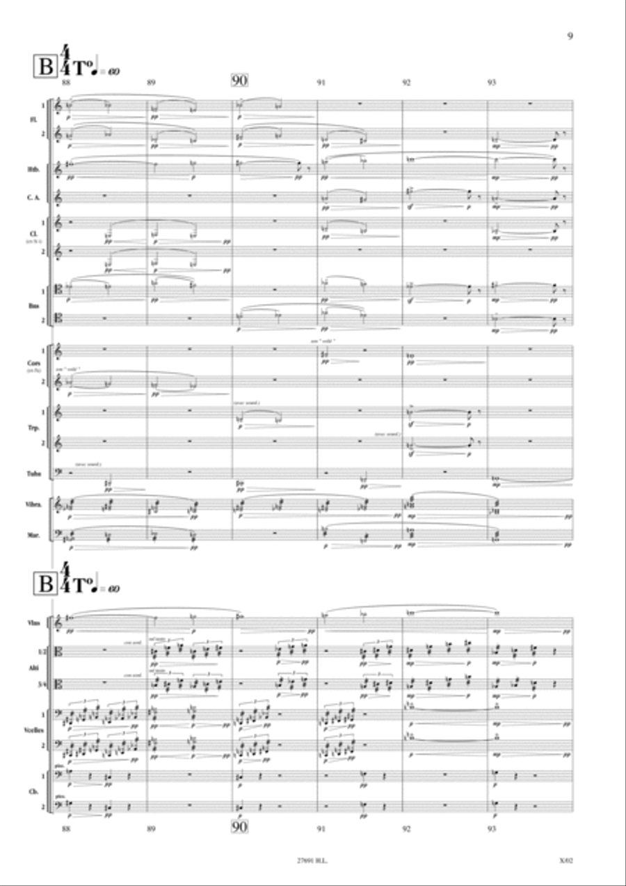 La Gondole Sur La Lagune D'Apres Guardi Orchestra scores gallery preview page 5