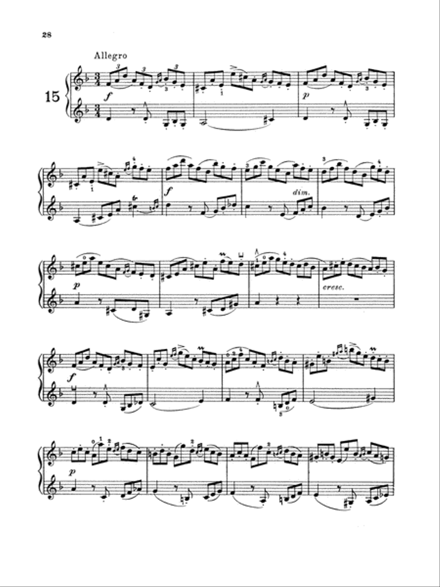Dont: Thirty Progressive Exercises, Op. 38 Part scores gallery preview page 1