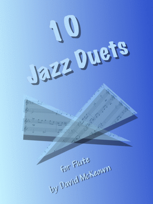 Book cover for 10 Jazz Duets for Flute
