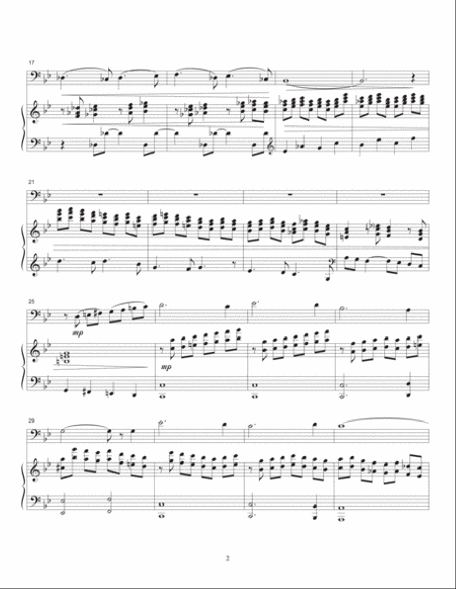 Sonatina for Cello & Piano Chamber Music scores gallery preview page 2