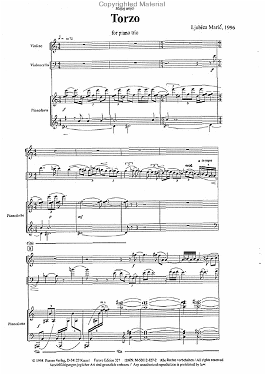 Torso Torso Violin scores gallery preview page 2