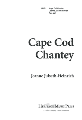 Book cover for Cape Cod Chantey