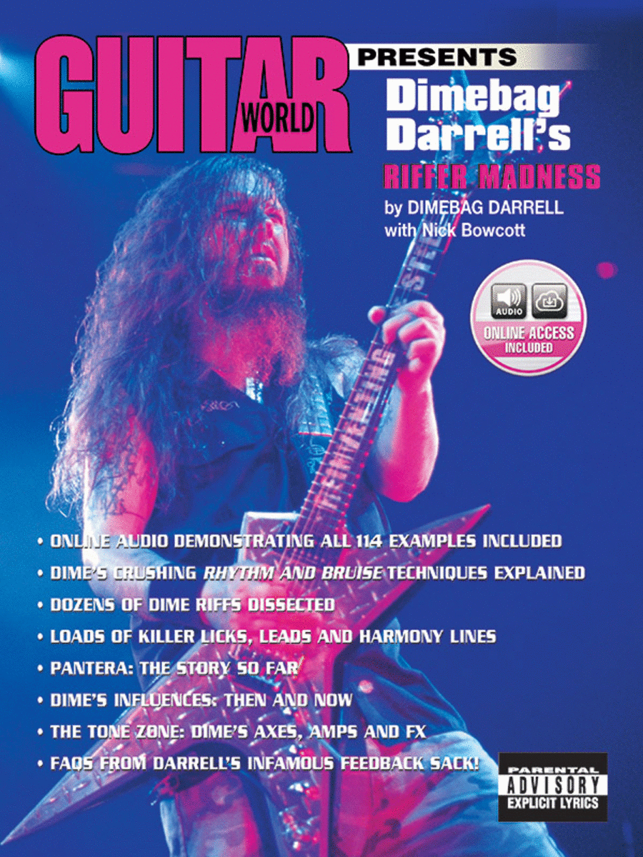 Guitar World Presents - Dimebag Darrell's Riffer Madness (CD Included) Electric Guitar scores gallery preview page 1