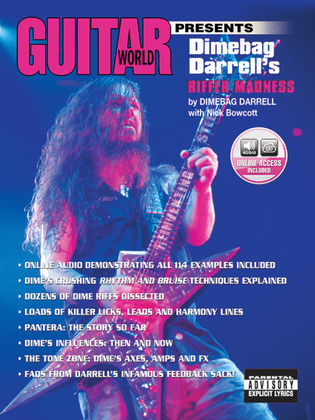 Guitar World Presents - Dimebag Darrell's Riffer Madness (CD Included)