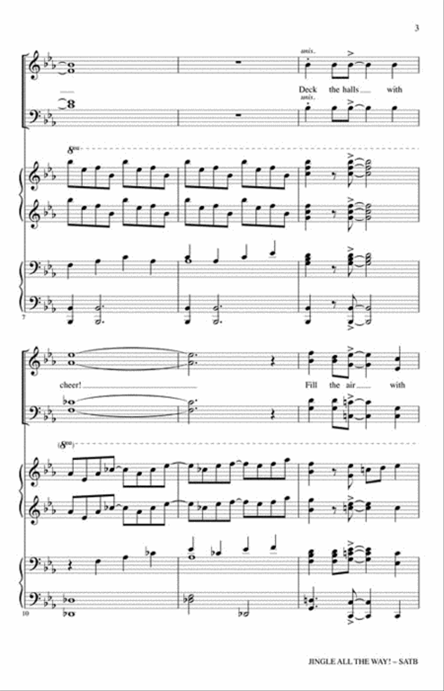 Jingle All the Way! 4-Part scores gallery preview page 3