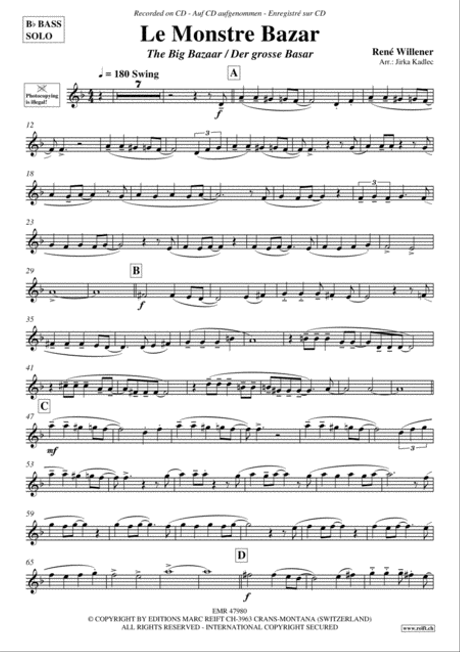 Le Monstre Bazar Piano Accompaniment scores gallery preview page 2