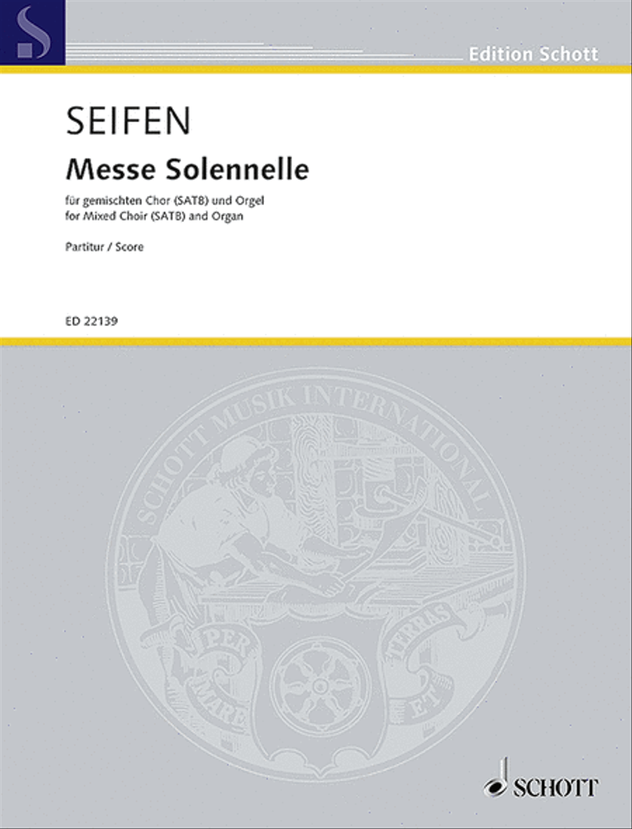 Messe Solennelle 4-Part scores gallery preview page 1