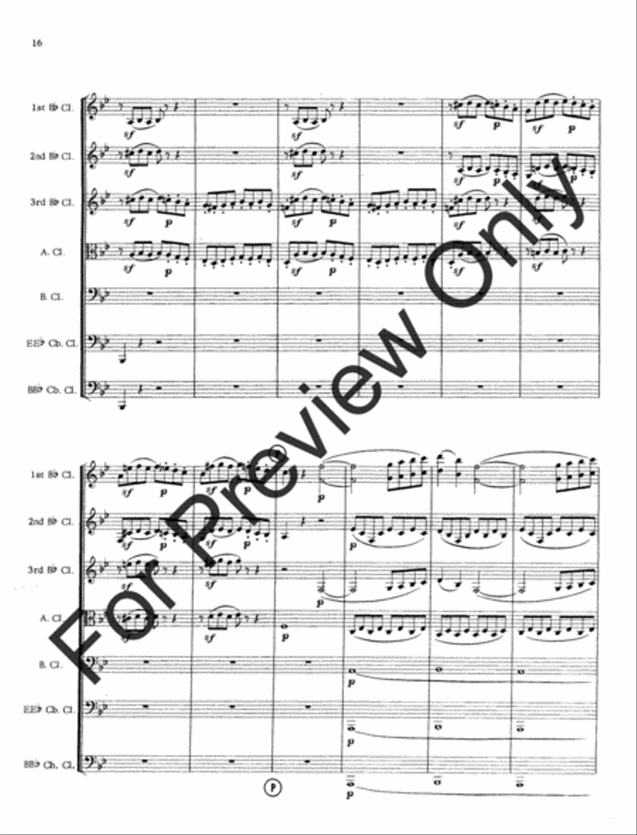 Impresario Overture B-Flat Clarinet scores gallery preview page 19