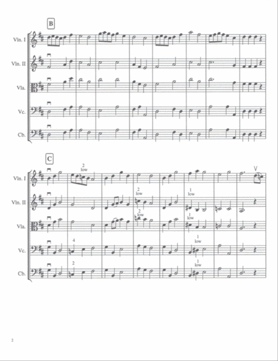MODERATO (easy) String Orchestra scores gallery preview page 3