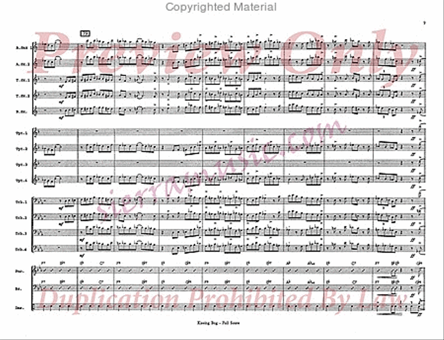Kissing Bug Big Band scores gallery preview page 10