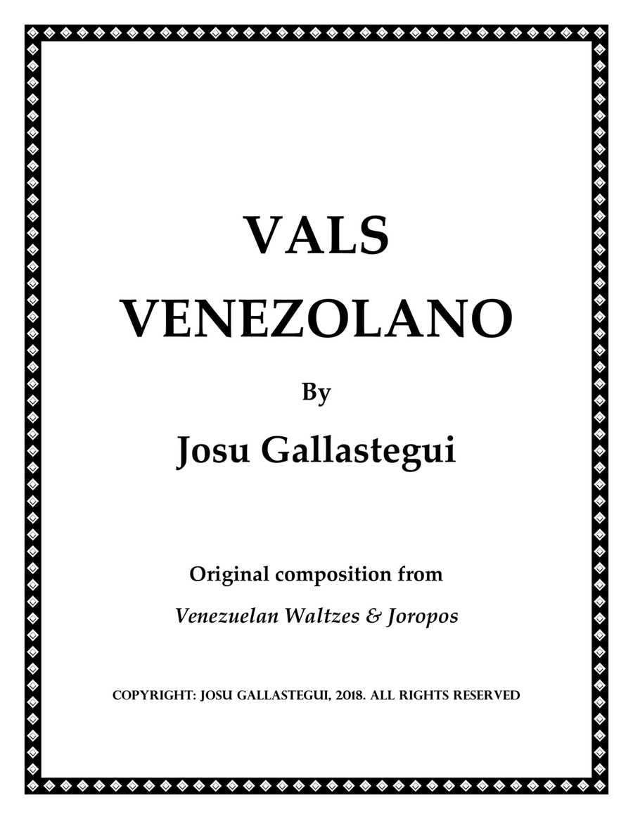 Vals Venezolano Piano Solo scores gallery preview page 1