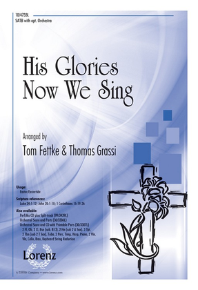 Book cover for His Glories Now We Sing