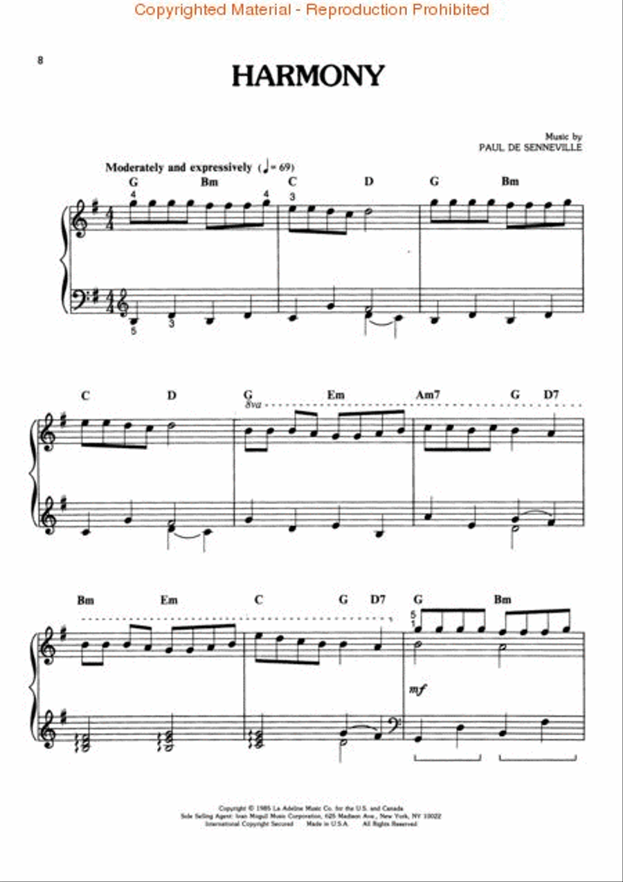The Best Of Richard Clayderman - Easy Piano Easy Piano scores gallery preview page 3
