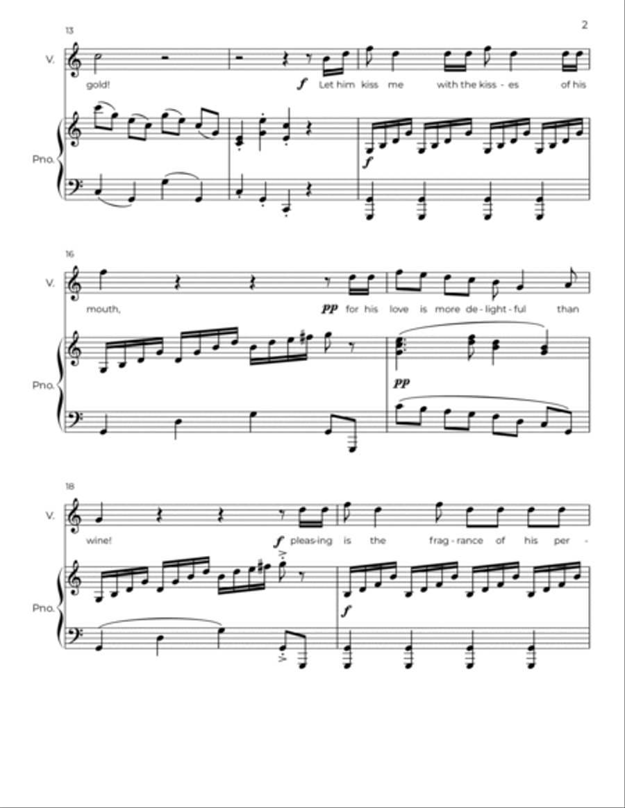 Song of Songs Voice scores gallery preview page 2