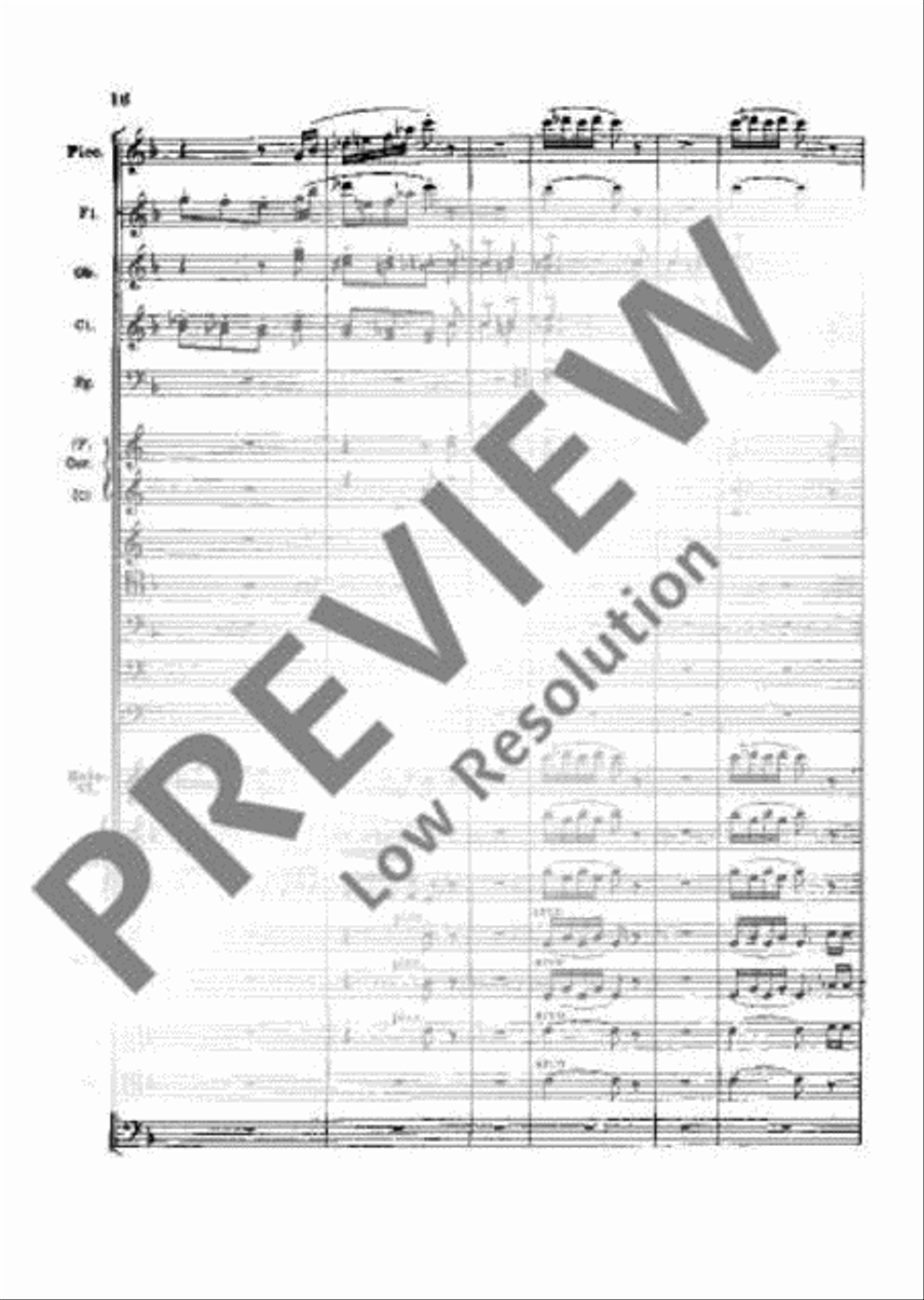The Merry Wives of Windsor Orchestra scores gallery preview page 19