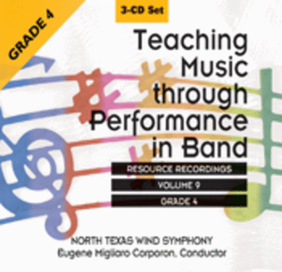Book cover for Teaching Music through Performance in Band - Volume 9, Grade 4 & 5