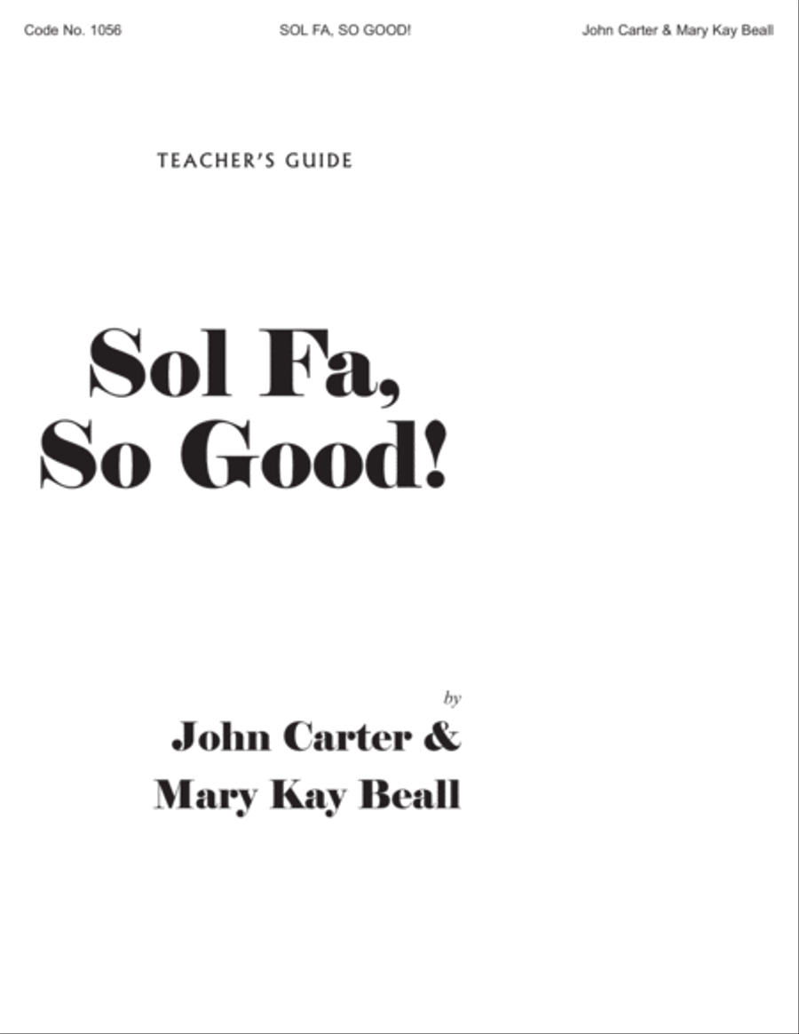 Sol Fa, So Good Choir scores gallery preview page 2
