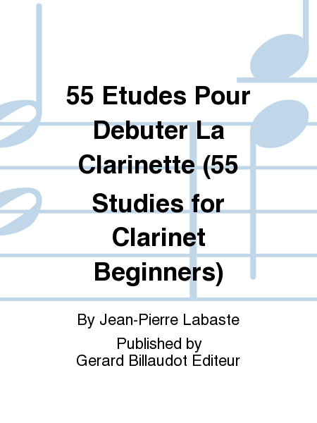 55 Etudes Pour Debuter La Clarinette