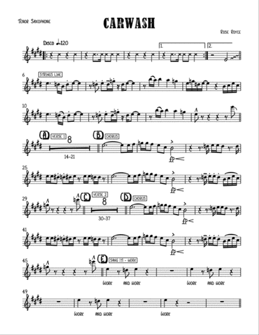 Car Wash Car Wash Small Ensemble scores gallery preview page 3