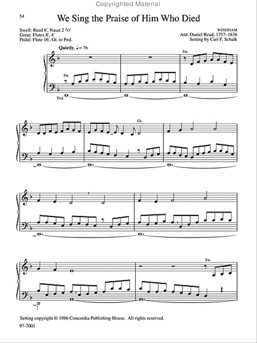 Musica Sacra: Easy Hymn Preludes for Organ, Vol. 1