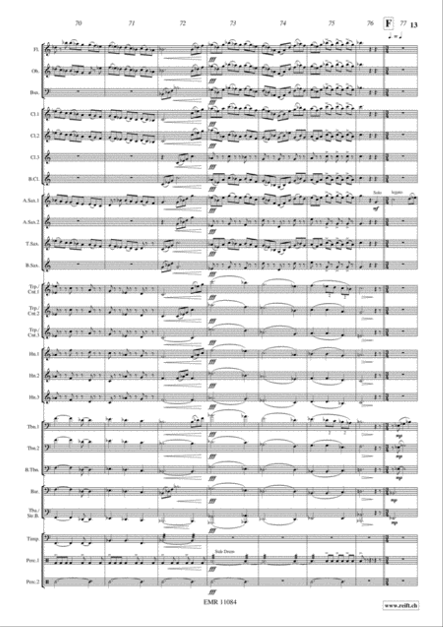 Celtica Concert Band scores gallery preview page 13