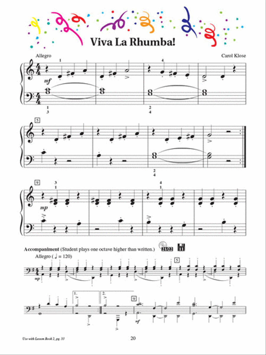 Piano Solos Book 2 Piano Method scores gallery preview page 5
