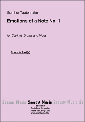 Emotions of a Note No. 1