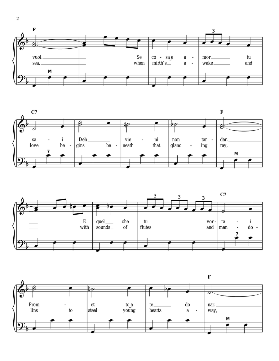 Carnival Of Venice Accordion scores gallery preview page 2