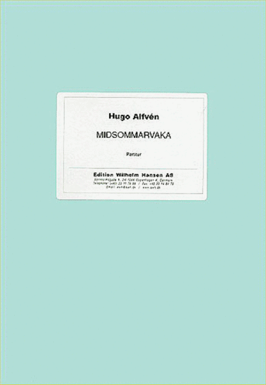 Hugo Alfven: Swedish Rhapsody No.1 'Midsommarvaka' Op. 19 (Full Score) Orchestra scores gallery preview page 1