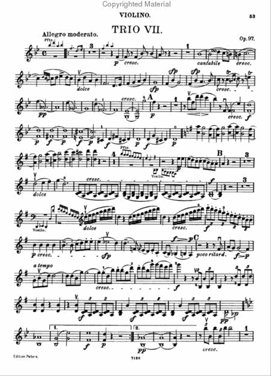 Trios - Volume II Piano Trio scores gallery preview page 3