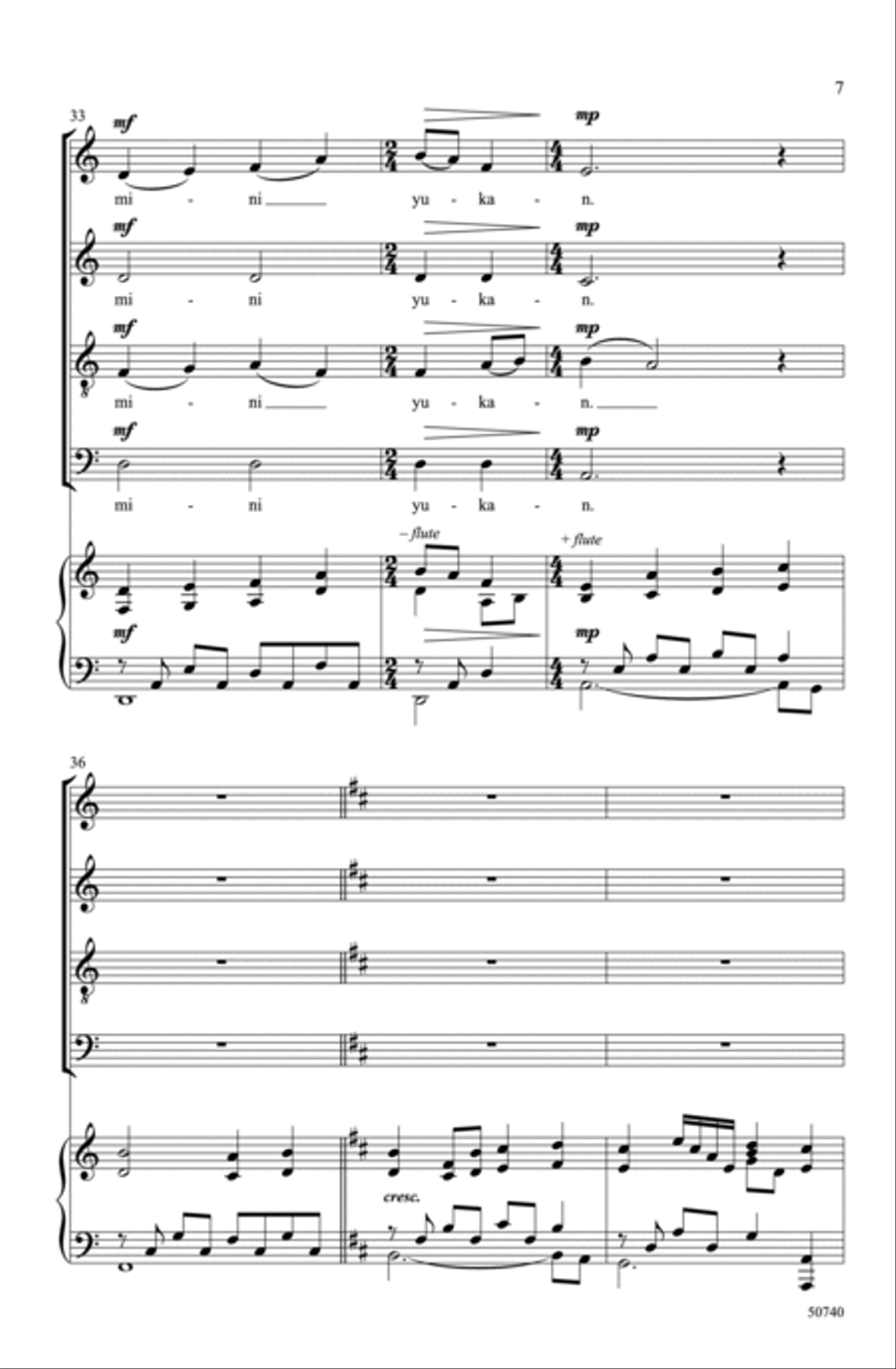 Sakura Sakura Choir scores gallery preview page 6