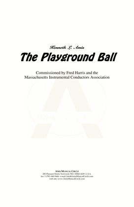The Playground Ball - CONDUCTOR'S SCORE ONLY