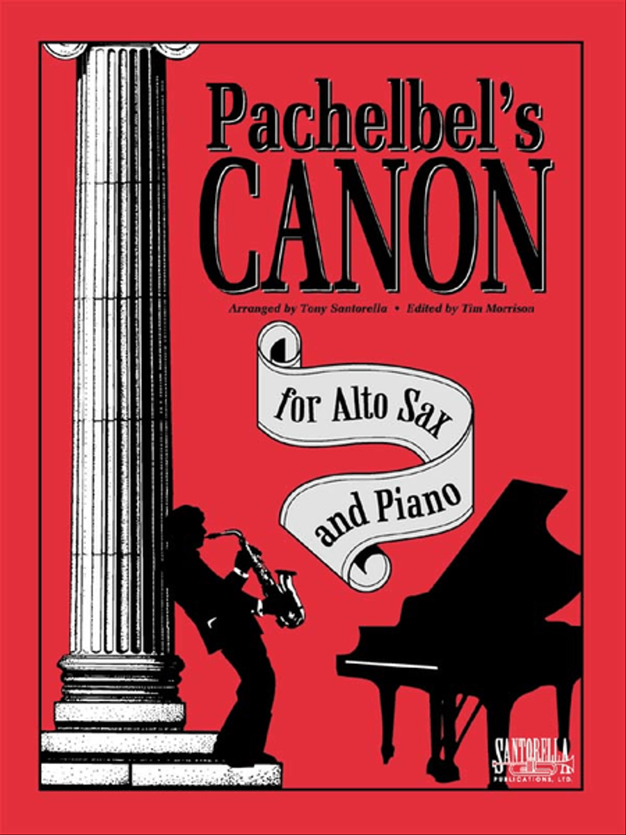 Pachelbel's Canon for Alto Sax and Piano Alto Saxophone scores gallery preview page 1