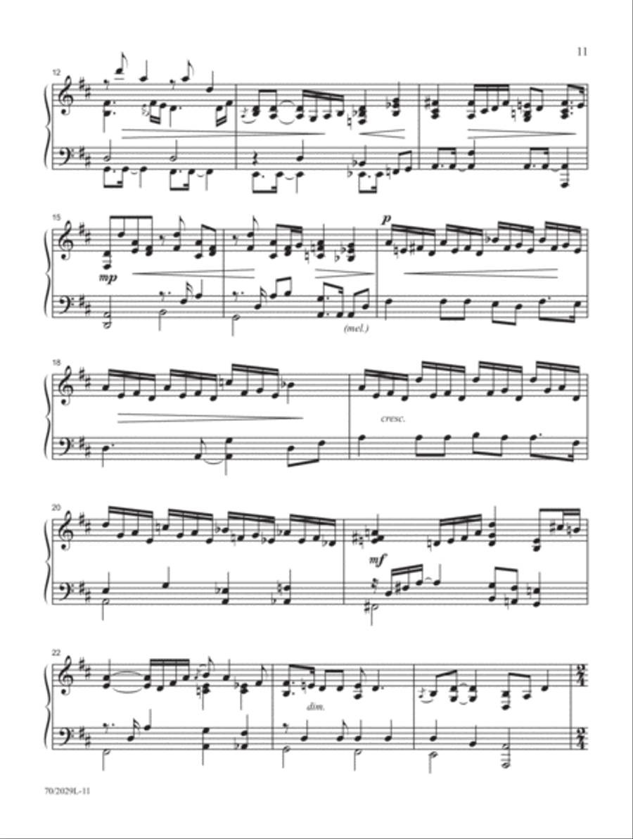 Wounded for Me Wounded for Me Piano Solo scores gallery preview page 6