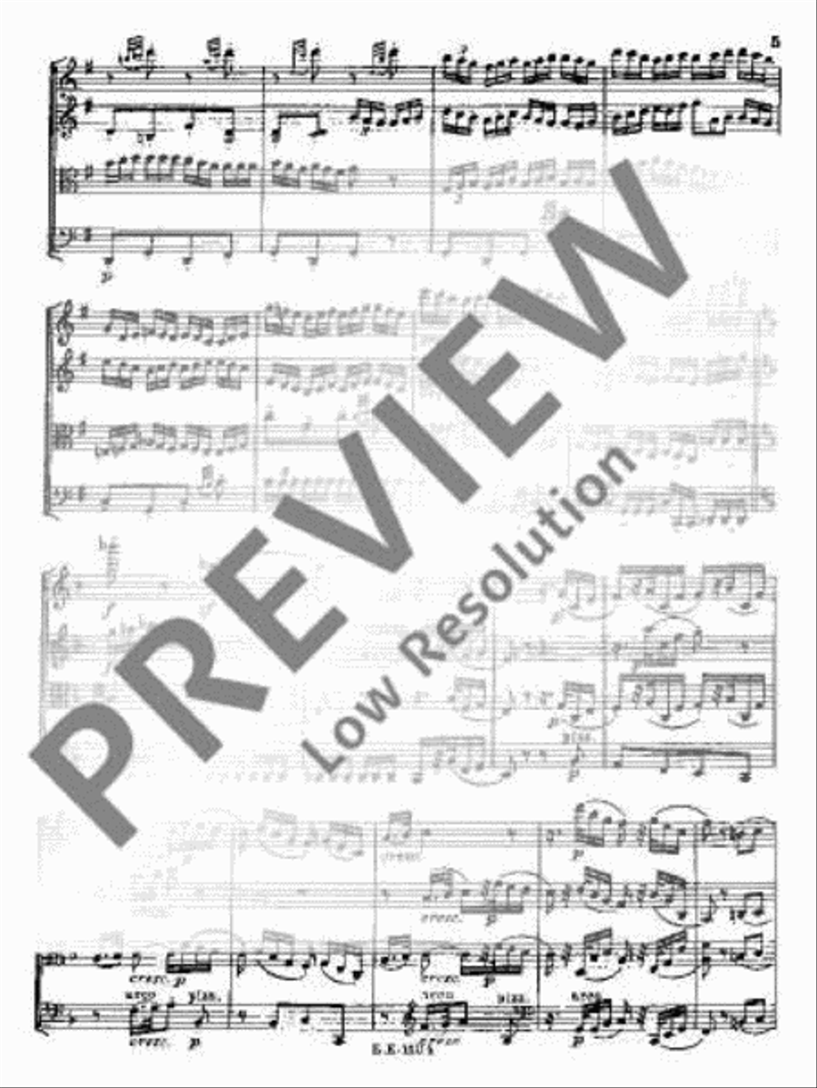 String Quartet F major String Quartet scores gallery preview page 12