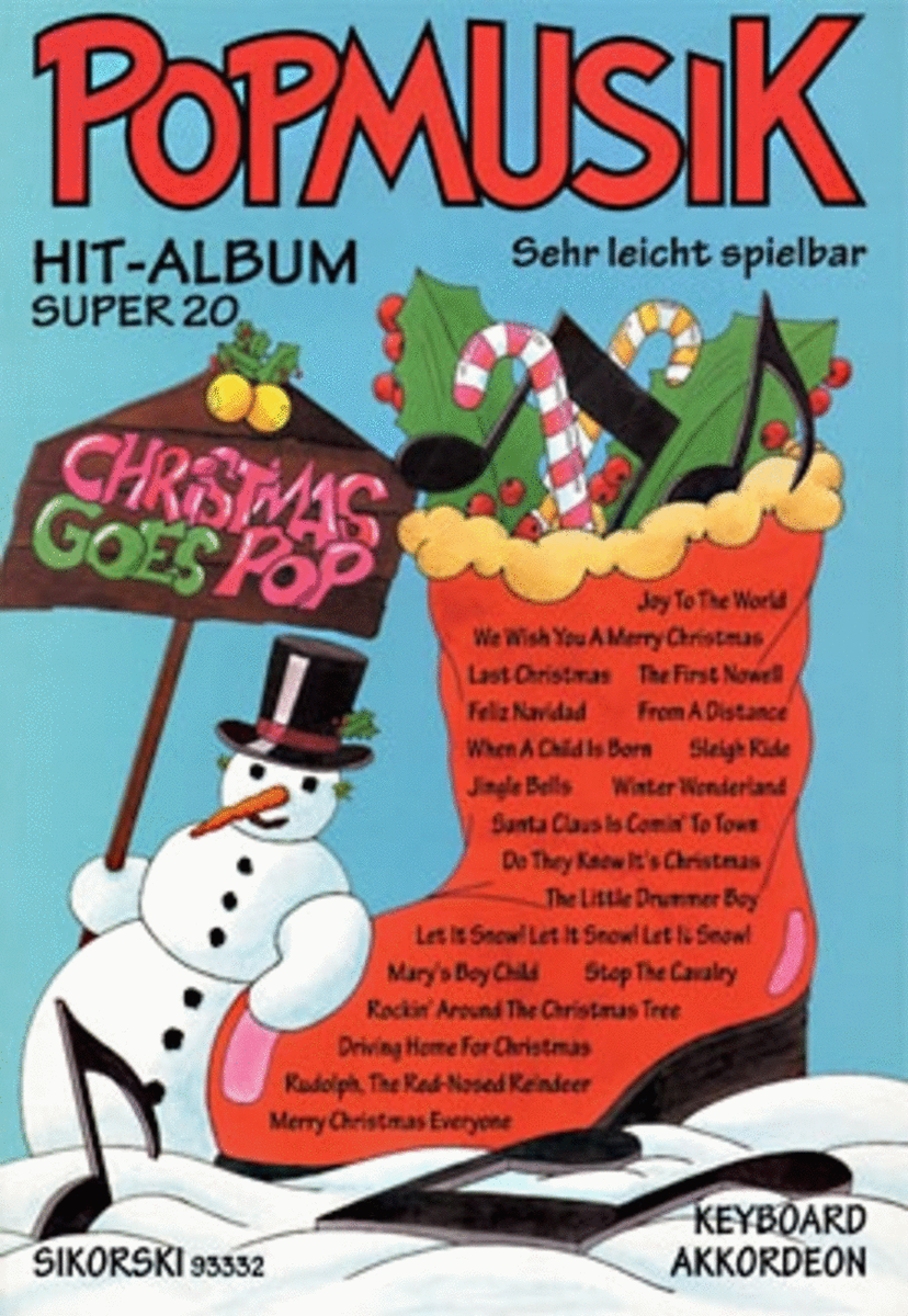 Popmusik Hit-album Super 20: Christmas Goes Pop -fur Keyboard Oder Akkordeon-