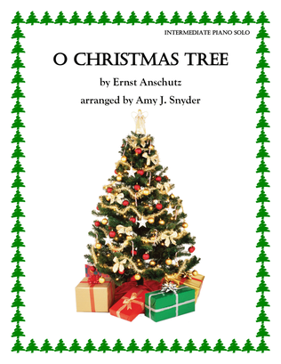 Book cover for O Christmas Tree, piano solo