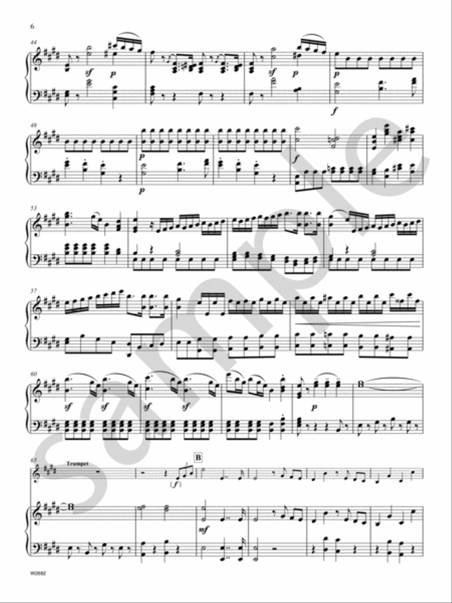 Concerto in E Major Trumpet Solo scores gallery preview page 5