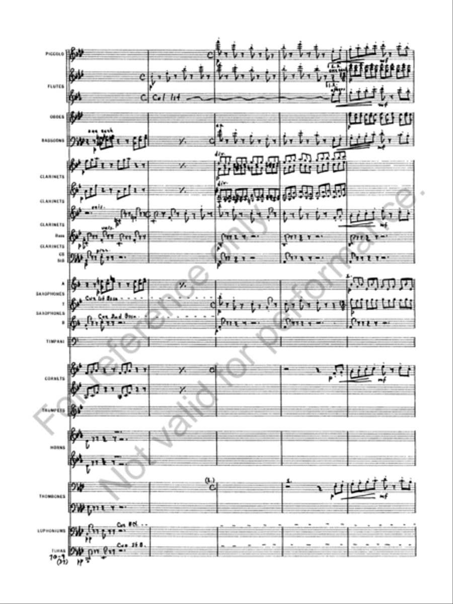 Symphony No. 6 Concert Band scores gallery preview page 11