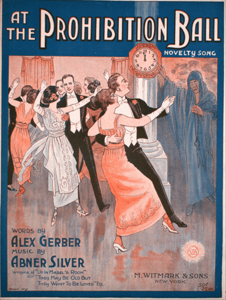 At the Prohibition Ball. Novelty Song Voice scores gallery preview page 1