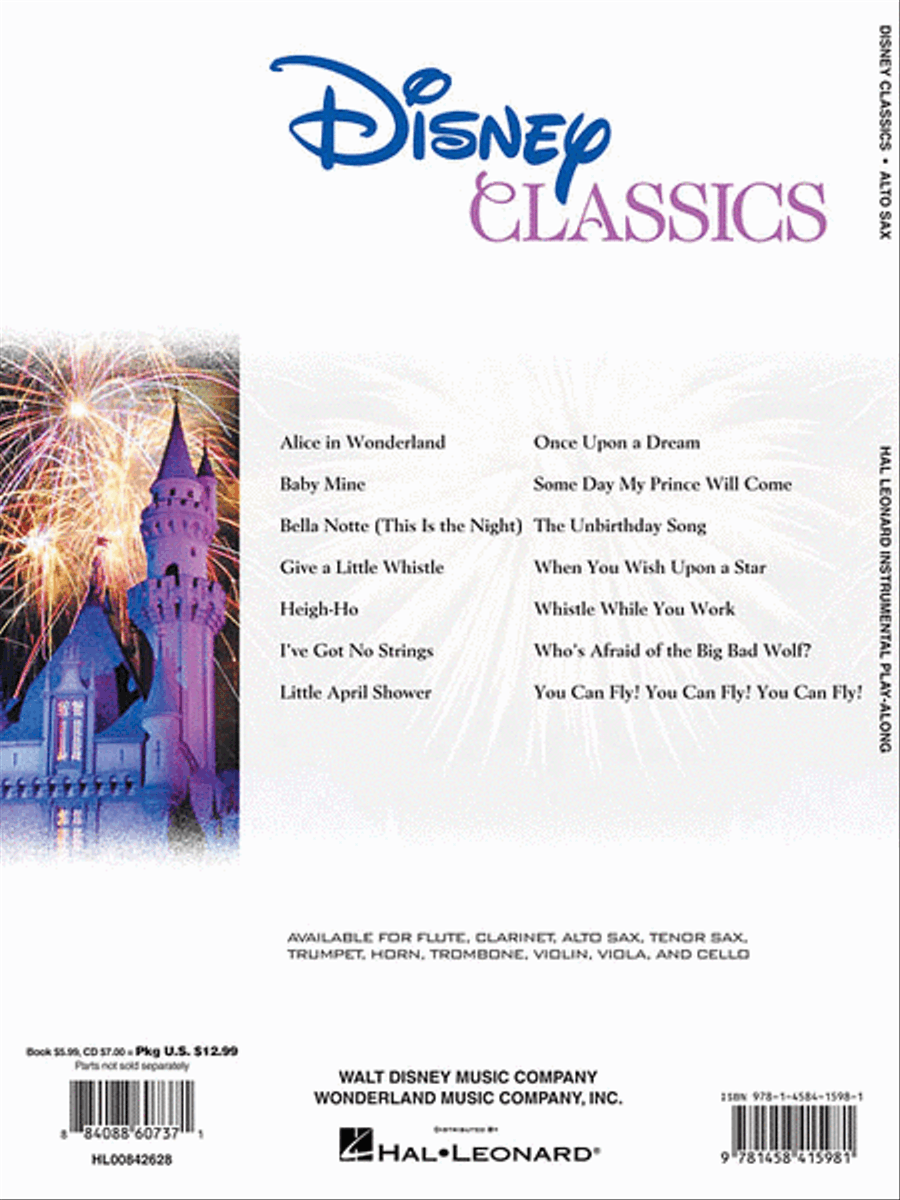 Disney Classics Alto Saxophone scores gallery preview page 2